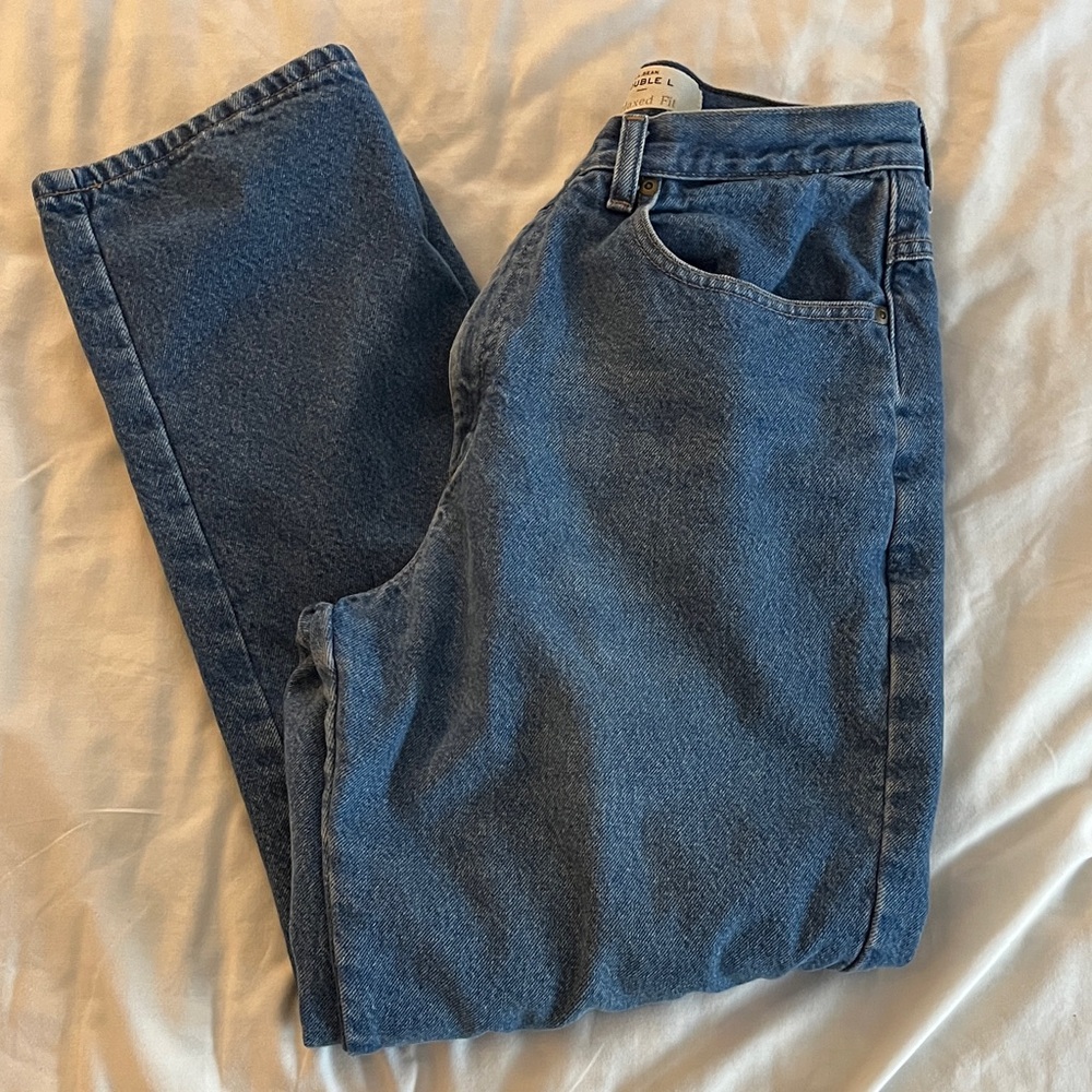 L.L. Bean Double L Relaxed Fit Blue Jeans